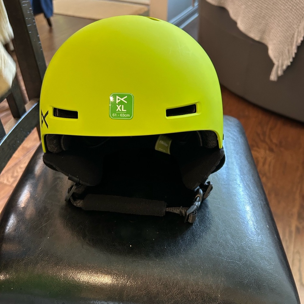 Raider Neon Green Ski Helmet XL